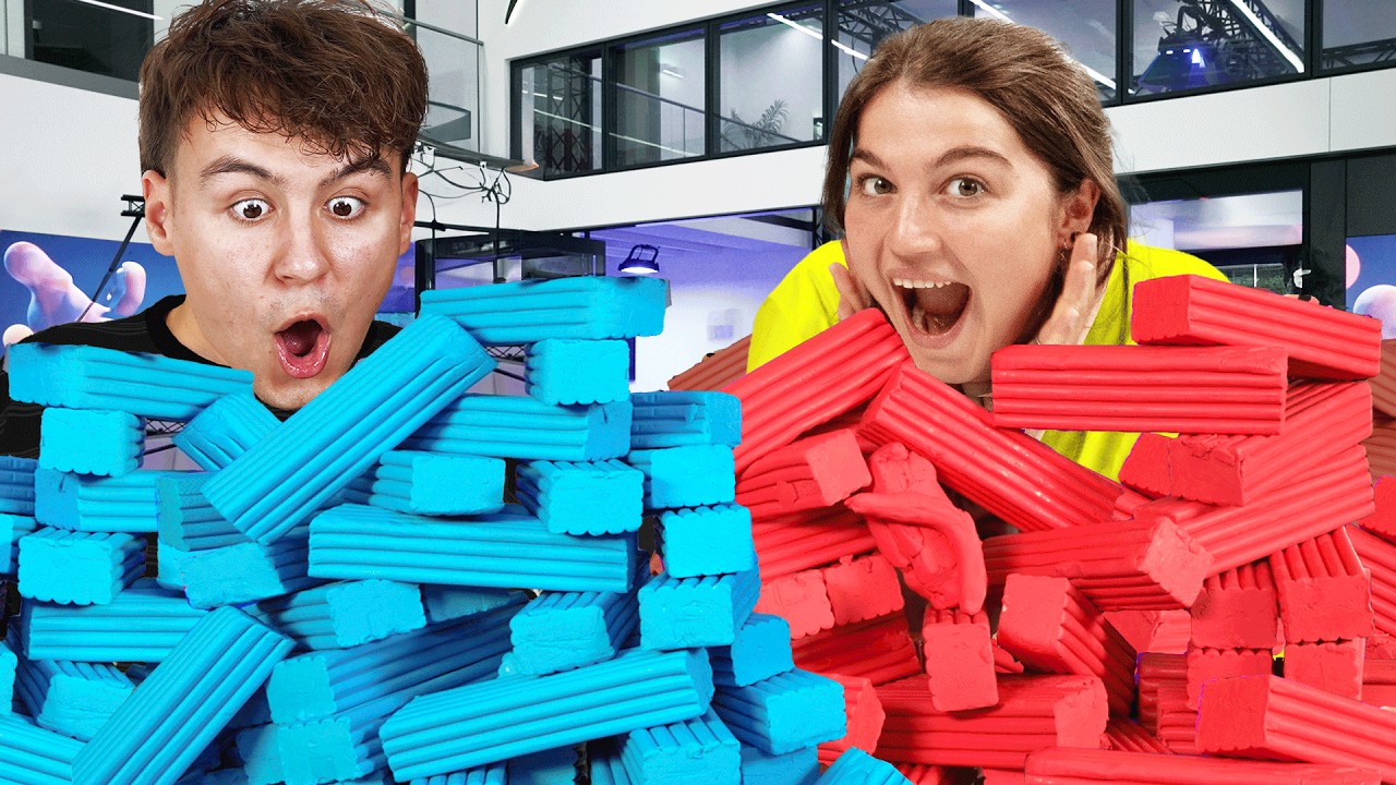 XXL KNETE CHALLENGE mit 120kg Knete!!