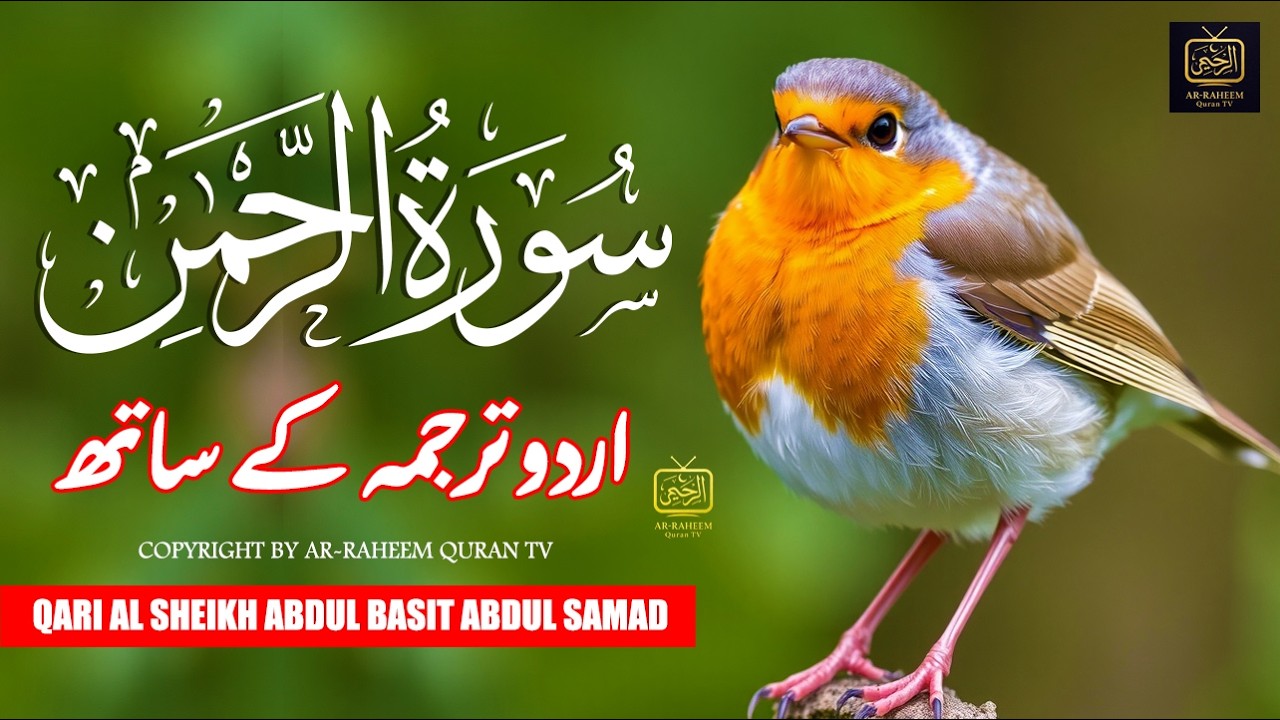 Surah Rahman With Urdu Translation By Qari Abdul Basit I Urdu And Hindi Tarjuma | Part 1