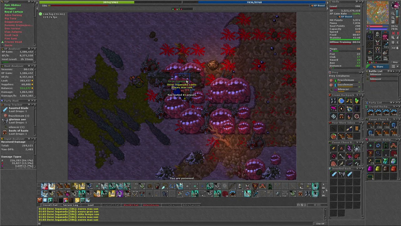 590 rp roshamuul [9.8 kk/h 150%] (peak) 1,5kk/h profit