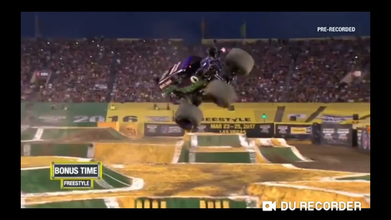 MJ grave digger purple world finals 2016 insane save
