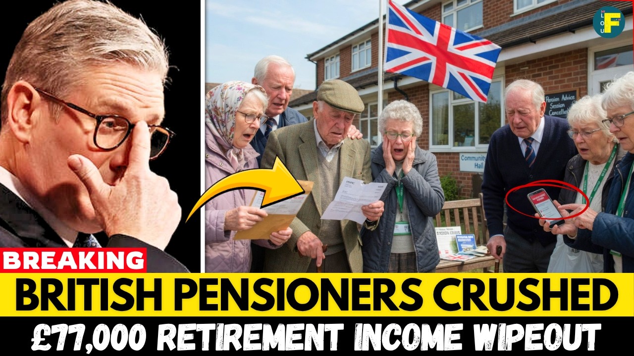 BREAKING NEWS: Thousands of British CRUSHED by &pound;77,000 Retirement Income WIPEOUT!