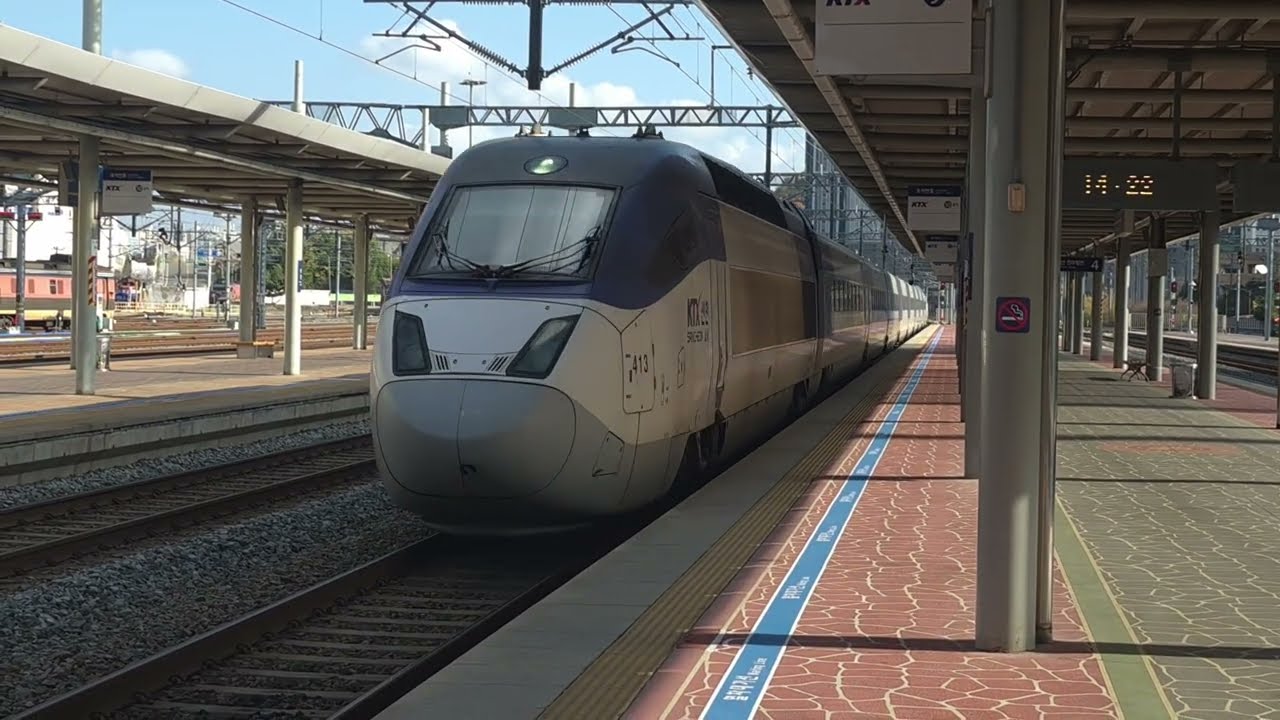 [철도풍경] KORAIL 전라선 순천역 #514 여수EXPO → 서울 KTX-산천 열차 진입/도착