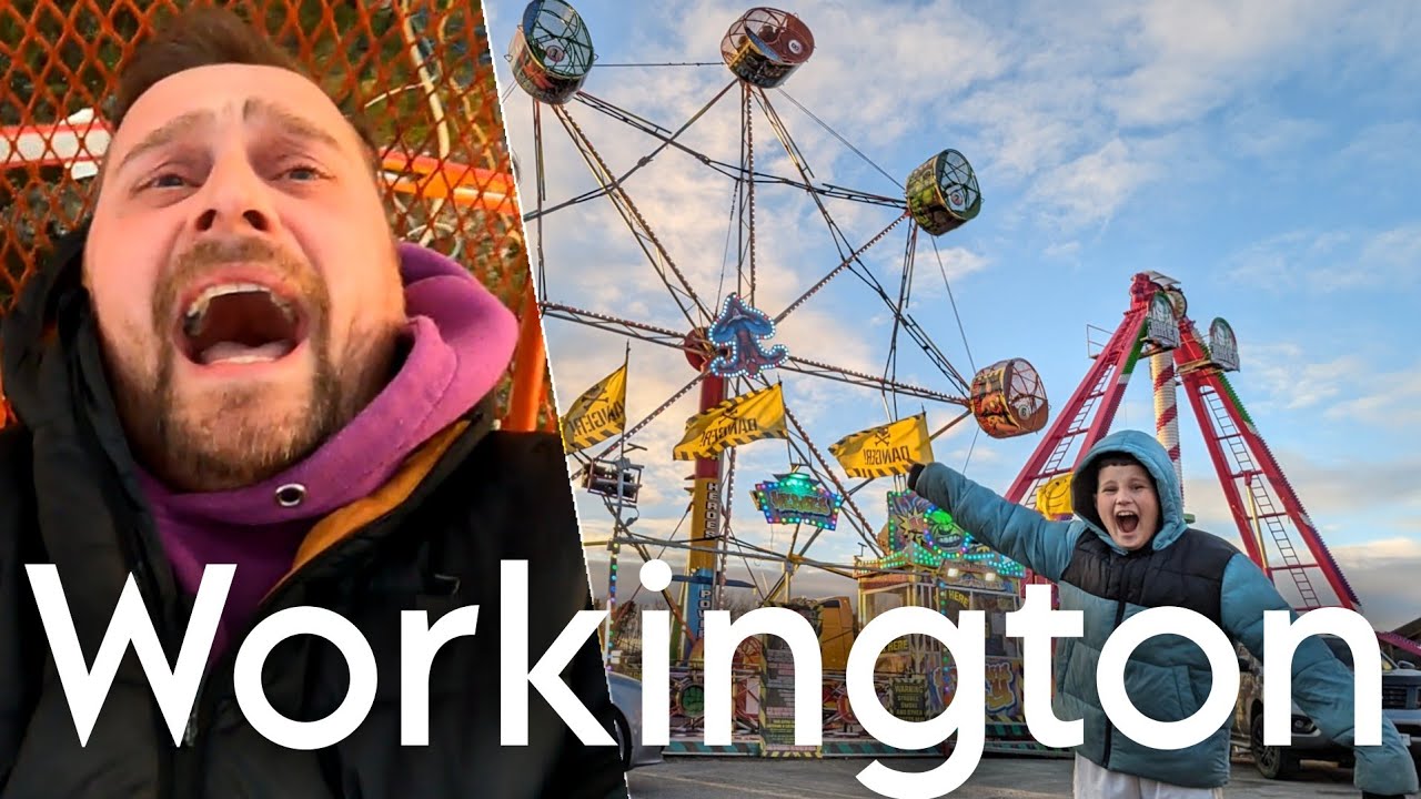 I got TERRORISED on the Rock O Plane at Workington Fair!
