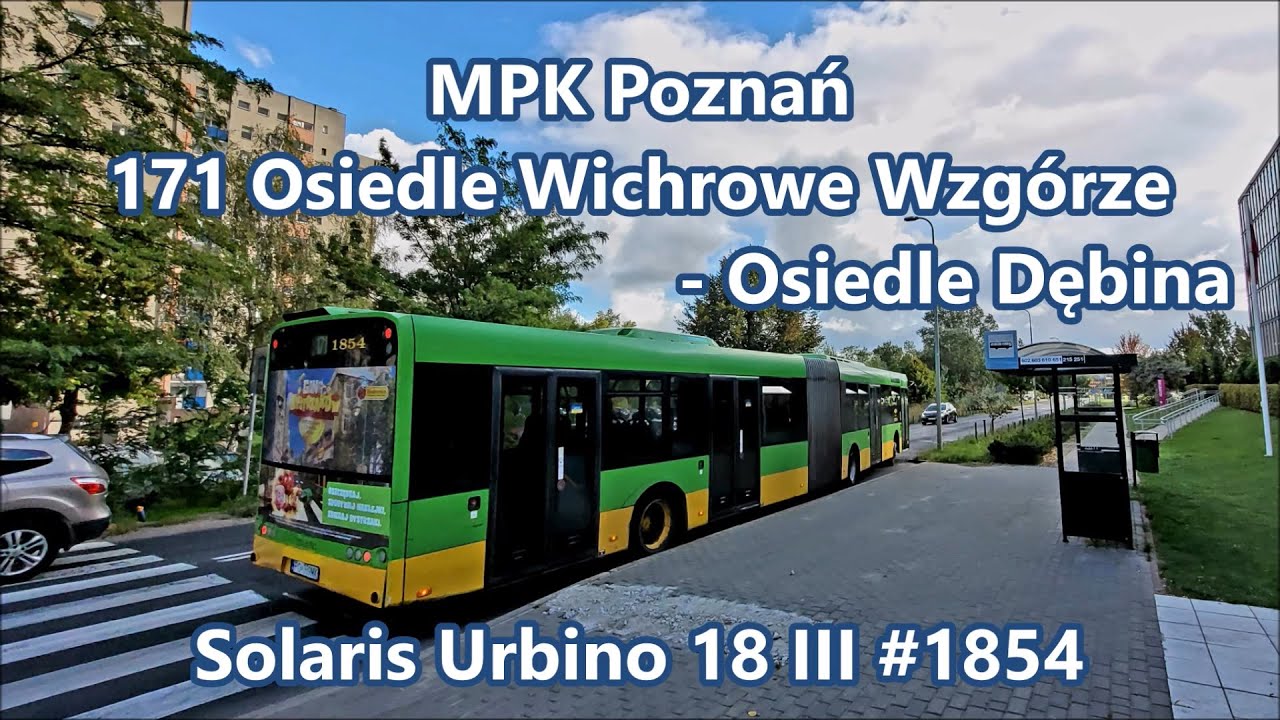 MPK Poznań - linia 171, Solaris Urbino 18 III #1854