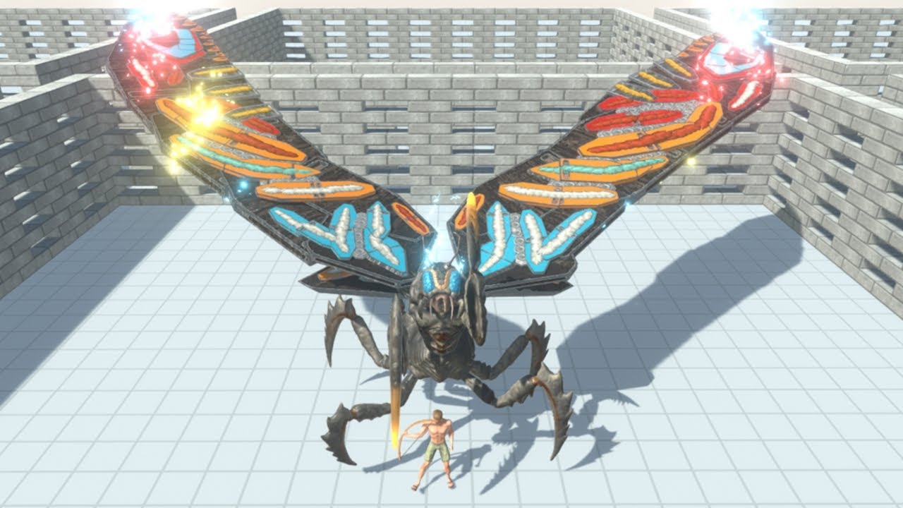 Mothra vs ALL UNITS and Godzilla ARBS Animal Revolt Battle Simulator