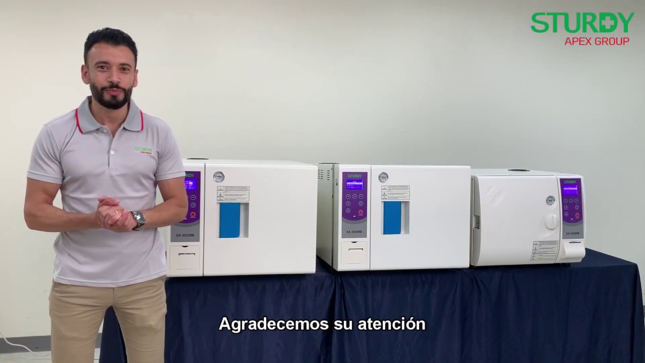 Sturdy | (ESP) Capacitación de autoclave Sturdy - Super Deluxe (serie MB)