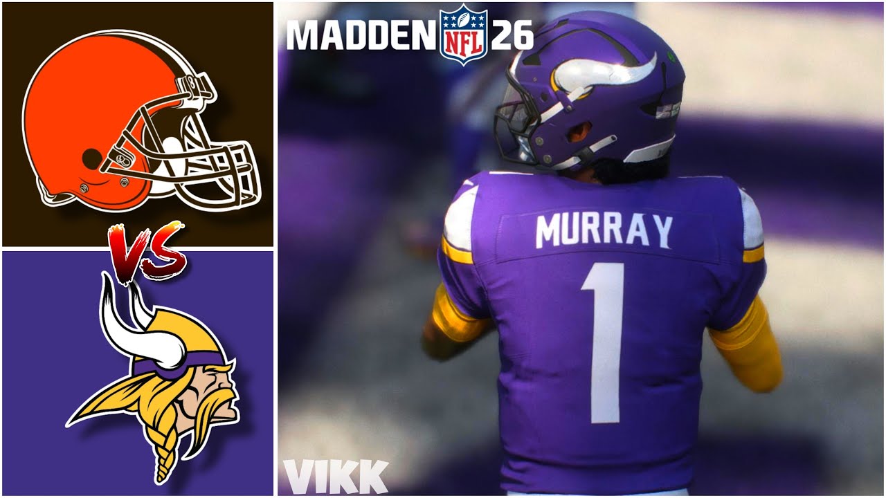 Browns vs Vikings Simulation | Madden 26 Free Agency Rosters