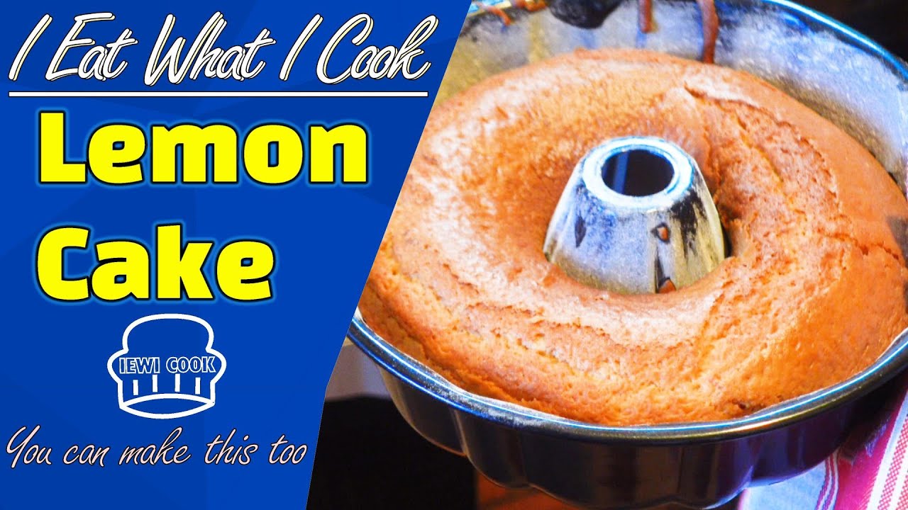 Fluffy Lemon Cake Recipe | How To Make Vanilla Cake | Plain Cake Recipe | IEWICOOK