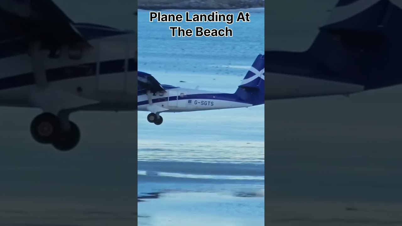 Barra Airport : An Airport, Where Beach Is Runway #dangerousairports #touristdestination