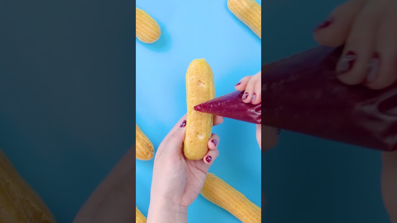 #shorts Strawberry Eclair Recipe