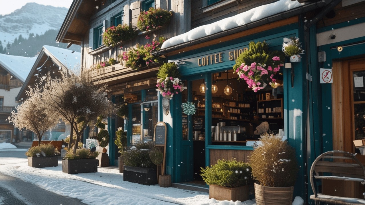 LoFi Coffee Shop - Mountain Town Vibe