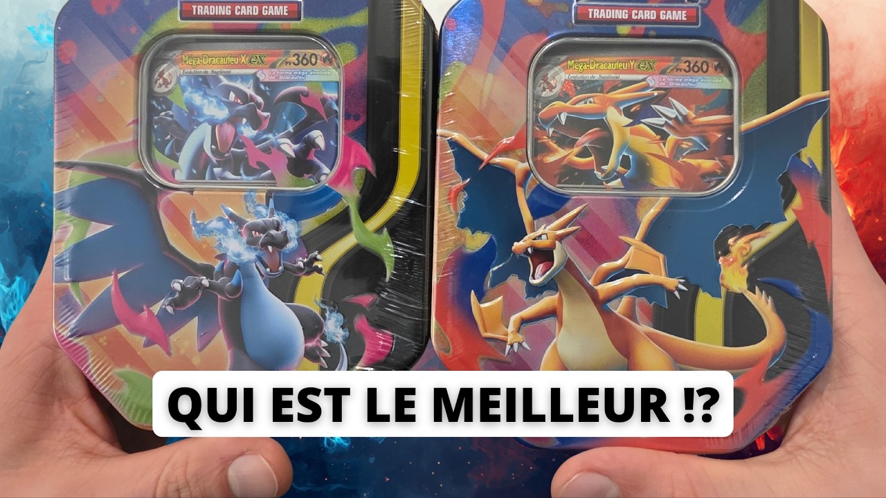 J’OUVRE LES 2 POKEBOX DRACAUFEU… X ou Y GAGNE LE DUEL ?