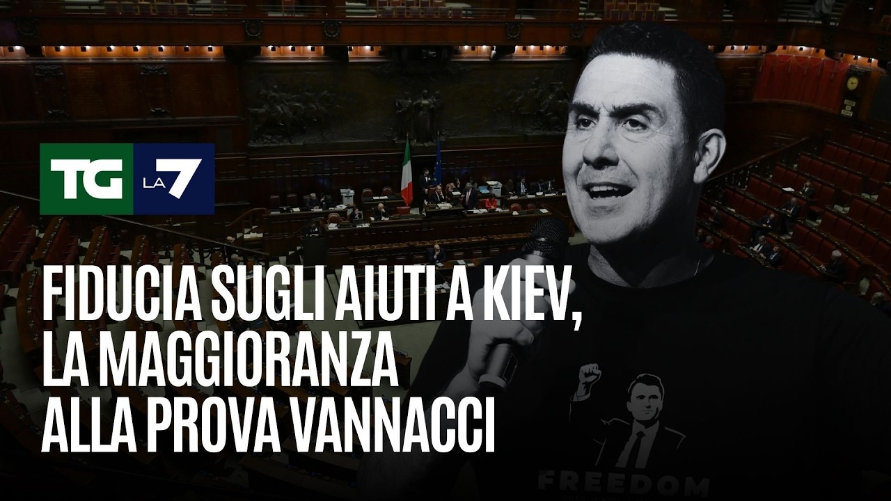 Fiducia sugli aiuti a Kiev, la maggioranza alla prova di Vannacci