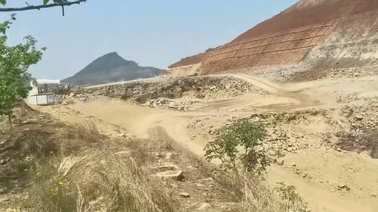 Explosive Construction! Real Blasting Action on the Expressway
