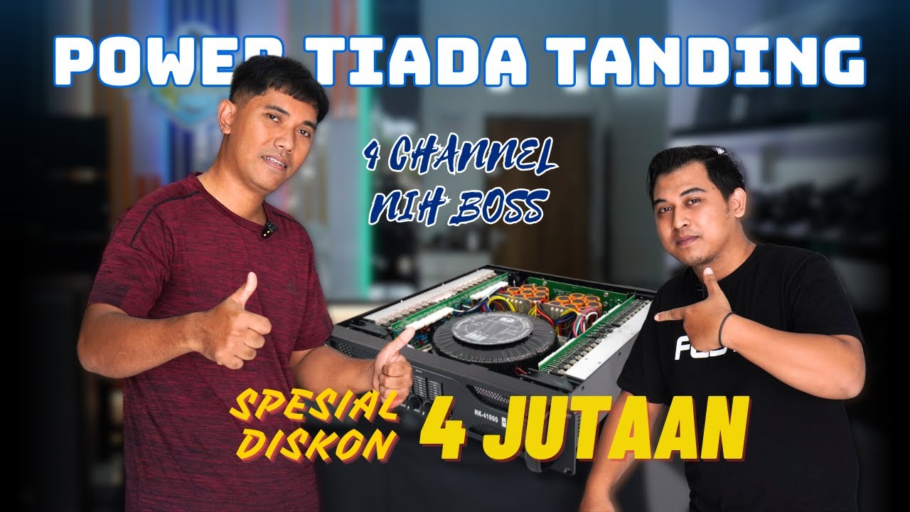 REVIEW POWER FEST HK 41000 4 CHANNEL CUMA DIHARGA 4 JUTAAN🔥SUARANYA TAK TERKENDALIKAN🤭‼️