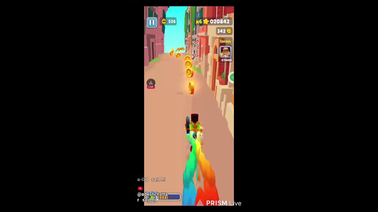 Subway Surfers London

100k coins target

High Score

Challenge |

No Miss Run