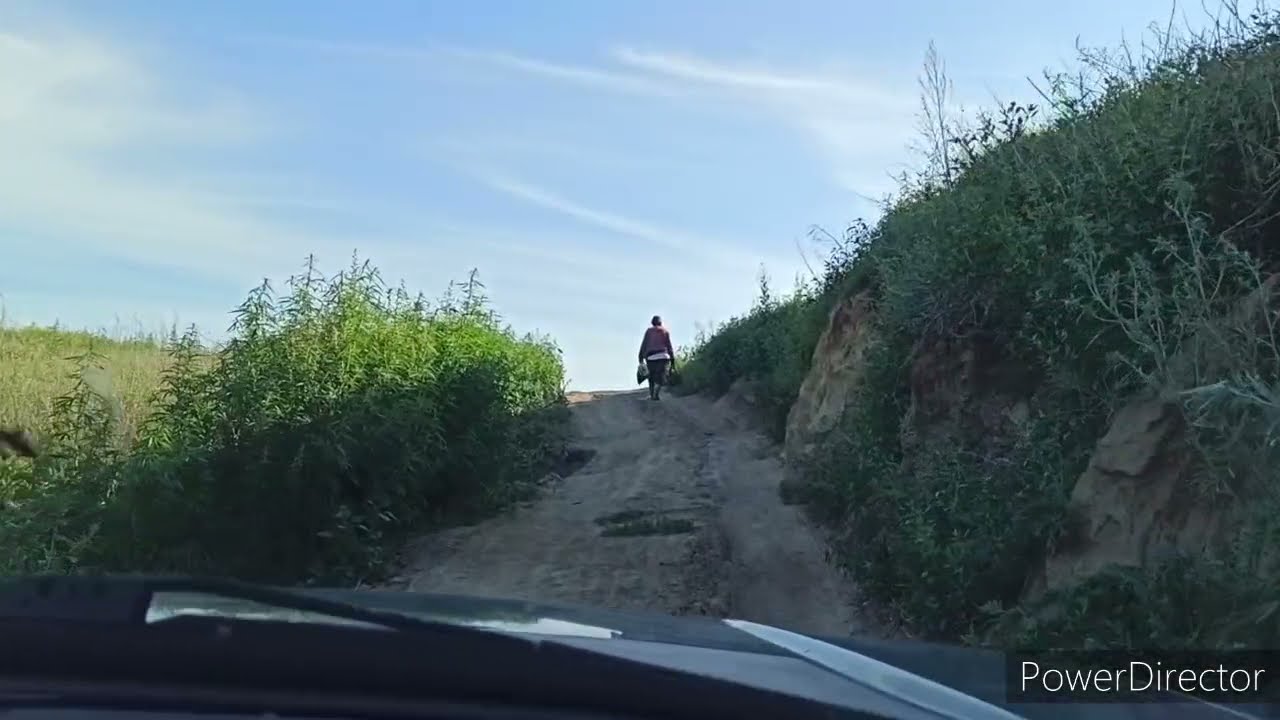 Чертов палец, Провал земли ОМСКАЯ ОБЛ. с. Лежанка с. Серебрянное на Suzuki Escudo часть2