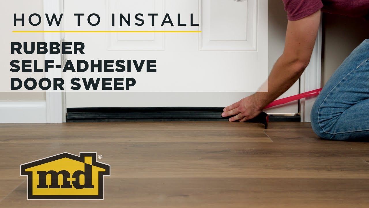 M-D Building Products Rubber Self-Adhesive Door Sweep How-To-Video