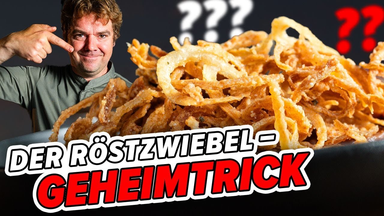 Ultra knusprige Röstzwiebeln selbermachen: Das eine Video für maximalen Crunch!