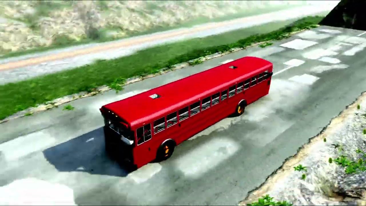 Long Vehicles vs Broken Road – Insane Crash Compilation | BeamNG