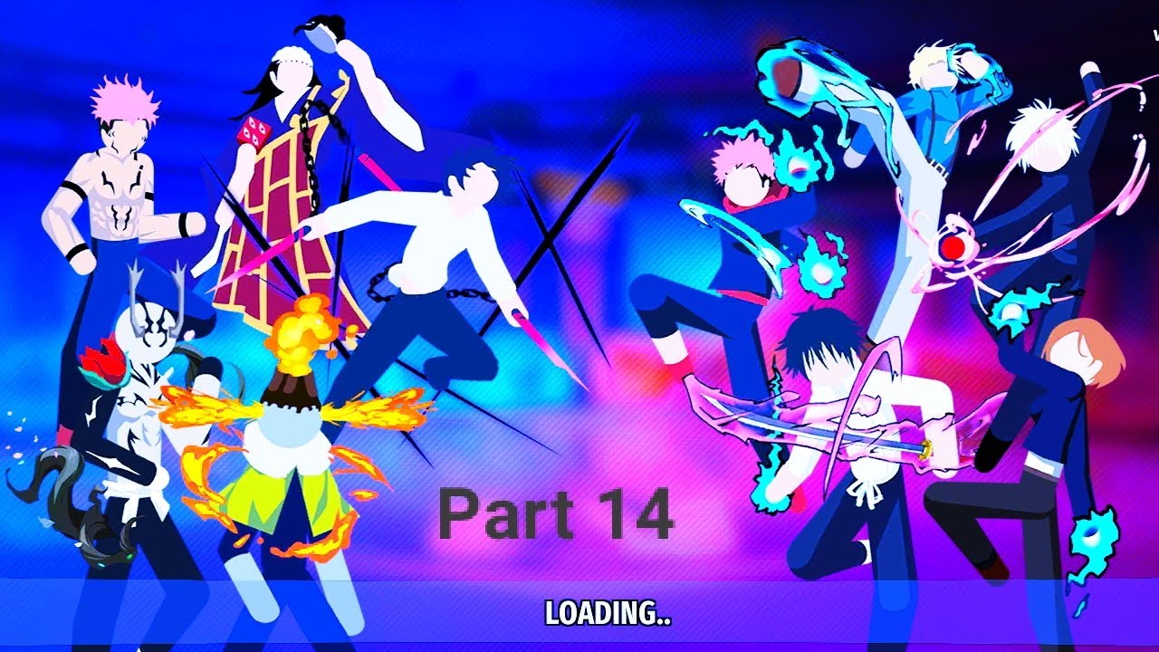 Gojo, Yuta, Sukuna vs all ultimate curses Stickman cursed Phantom fight Part 14☠️