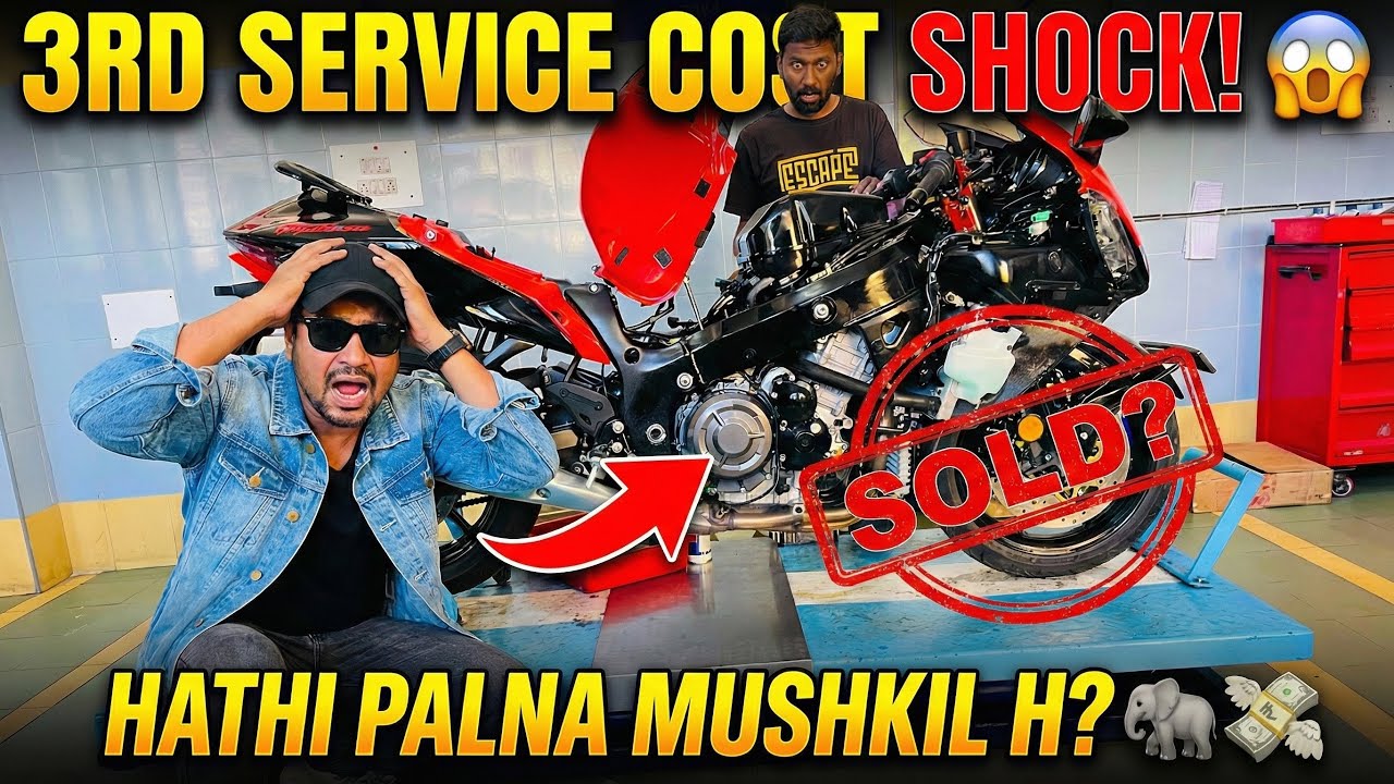 Hayabusa 3rd service cost scared 😱 me || must watch before purchase 