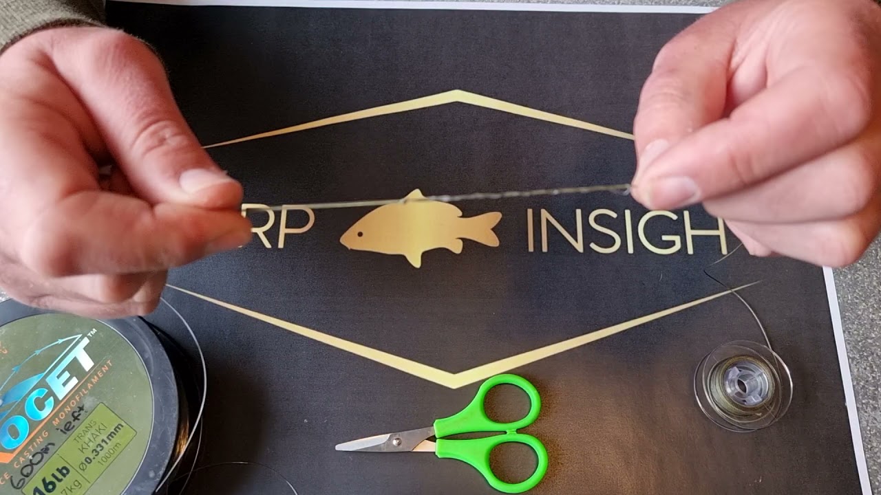 How to tie a shock leader knot :Carp fishing rigs