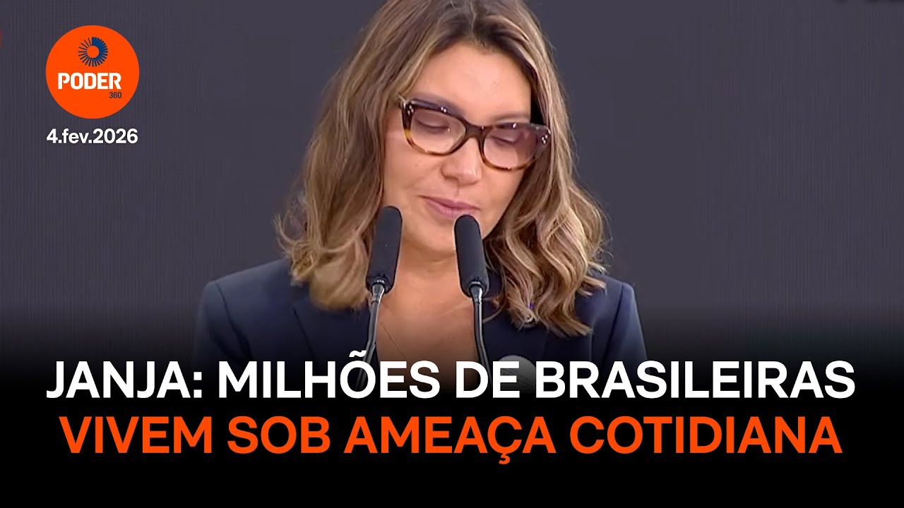 Janja discursa no lançamento do Pacto Brasil de Enfrentamento ao Feminicídio