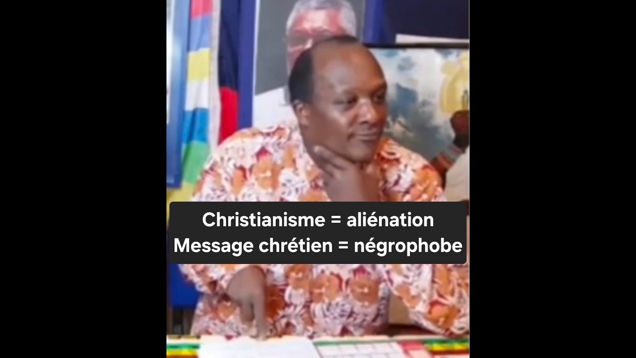 Christianisme = ali&eacute;nation / Message chr&eacute;tien = n&eacute;grophobe