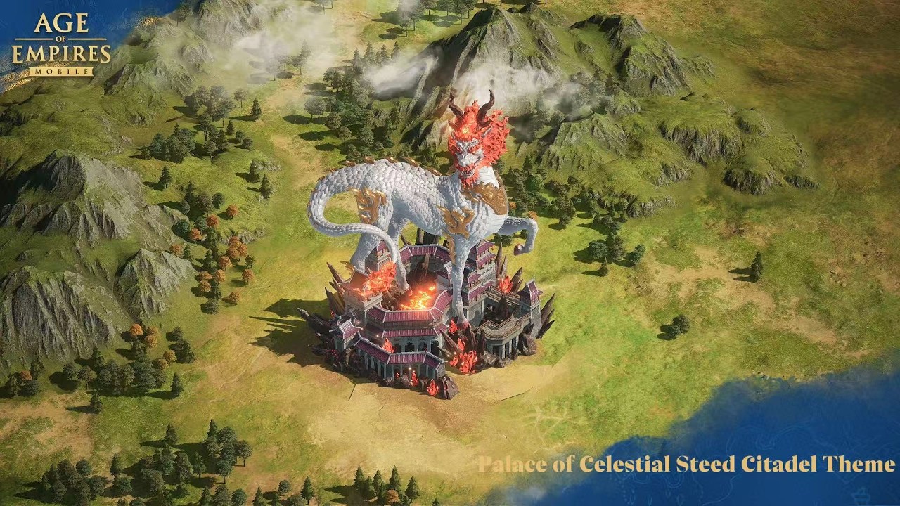 Age of Empires Mobile | Game Assets | Palace of Celestial Steed & Sun Chasing Steed