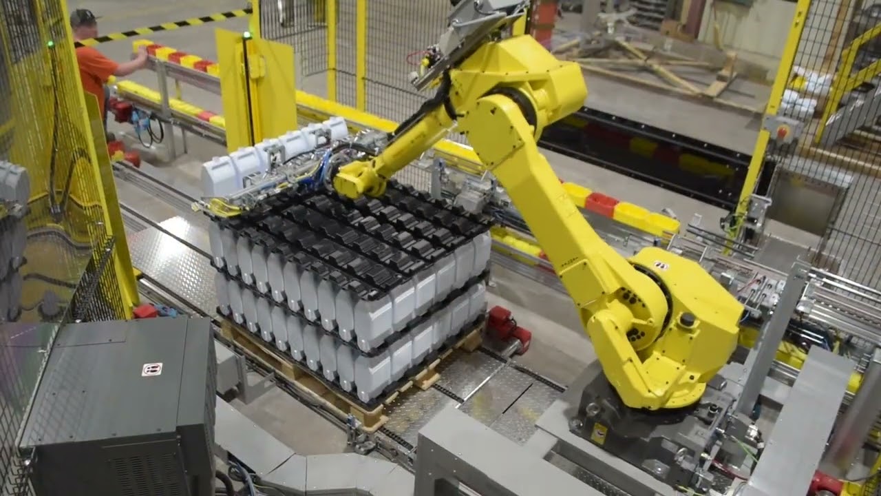 Automatic Tray Unloading and Depalletizing
