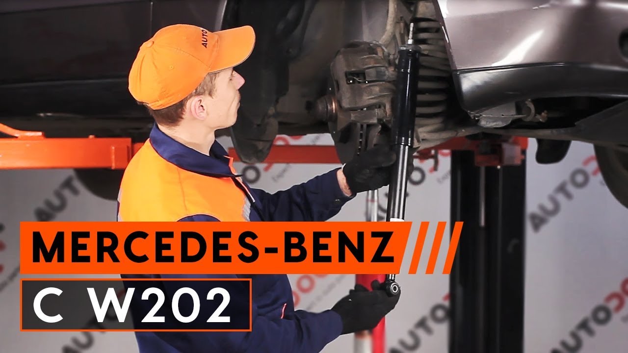 Wie MERCEDES W202 Stoßdämpfer wechseln [AUTODOC TUTORIAL]