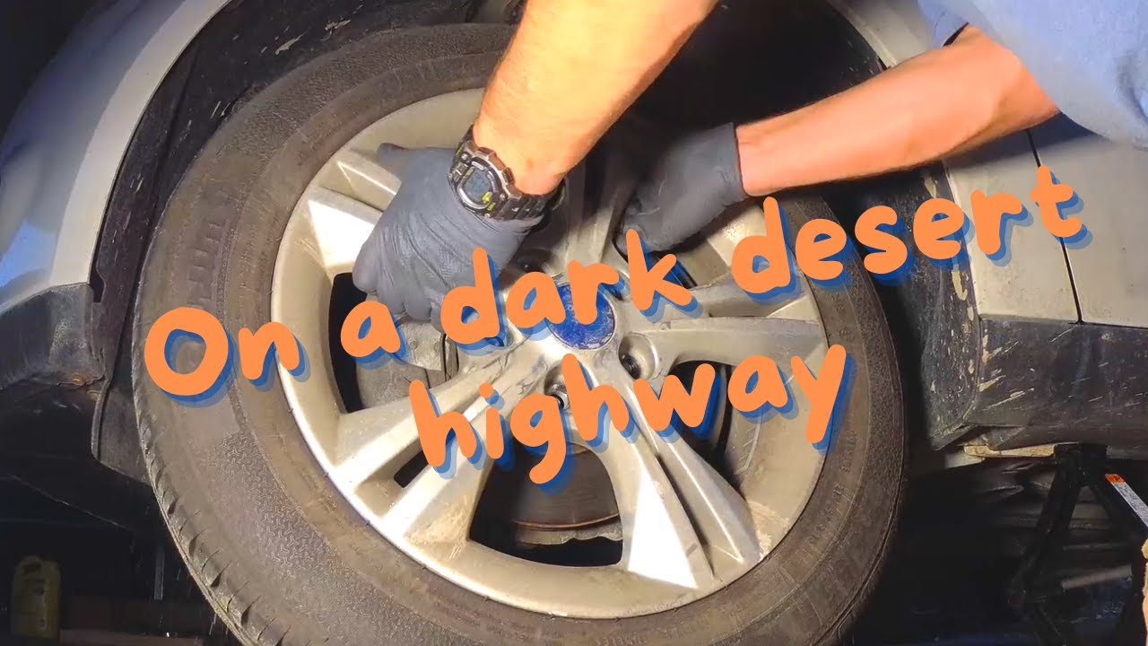 Emergency car tire change.  You'll want to practice this