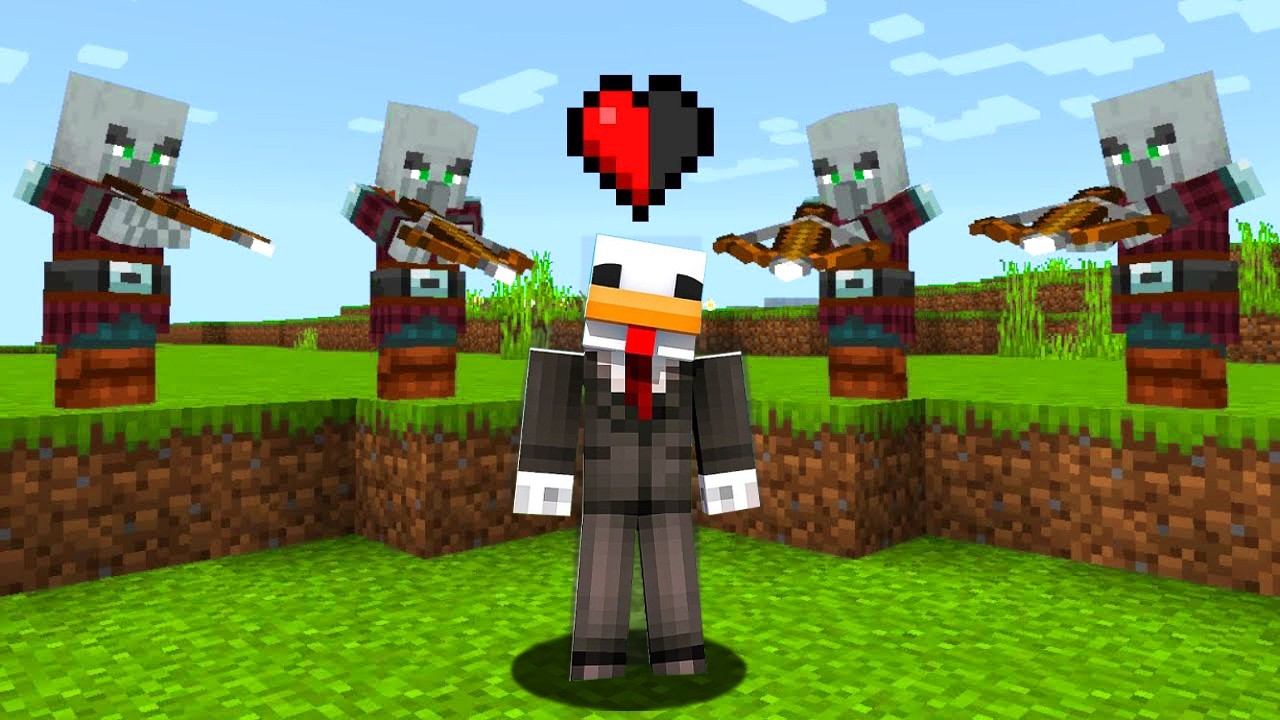 GIOCO CON MEZZO CUORE SU MINECRAFT
