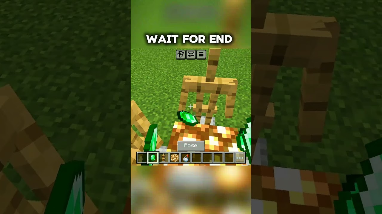 I Built The World's Shortest Minecraft Emerald House!