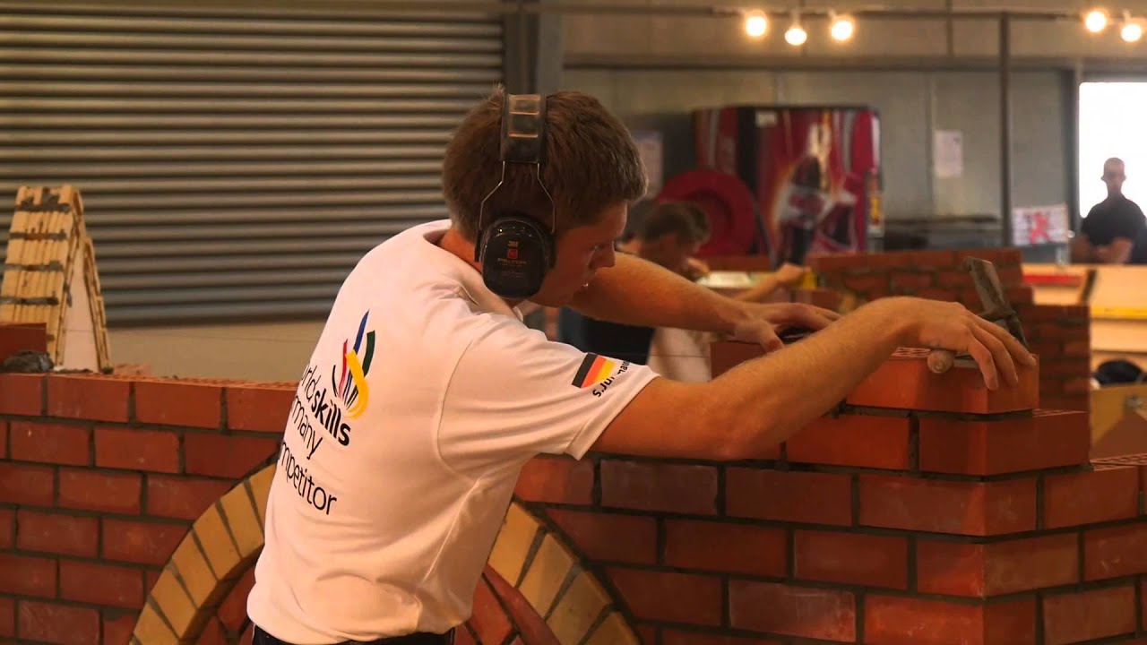 EuroSkills 2014 Wettbewerb der Maurer