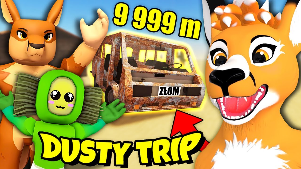 BARDZO DŁUGA PODRÓŻ Z GRZESIEM, ALE TO ROBLOX! | DUSTY TRIP