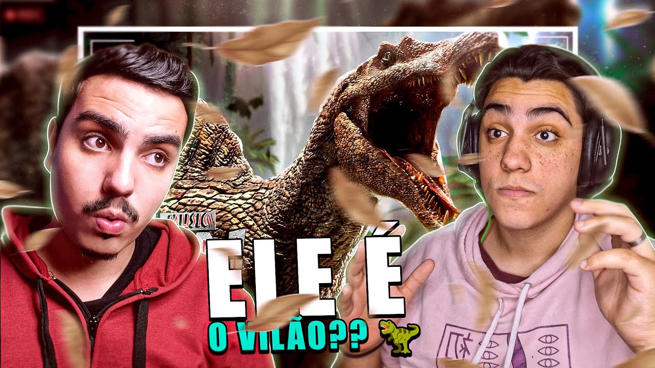 SOLOU O T-REX?? 🧐 | Predador Perfeito | Espinossauro (Jurassic Park 3) | Papyrus Da Batata | KKREACT