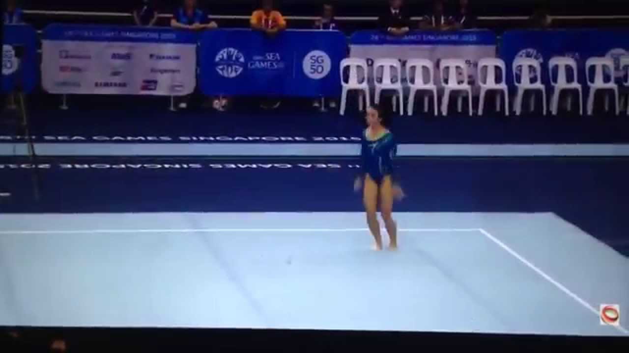 Ava Verdeflor - Floor Finals - SEA Games 2015 Singapore
