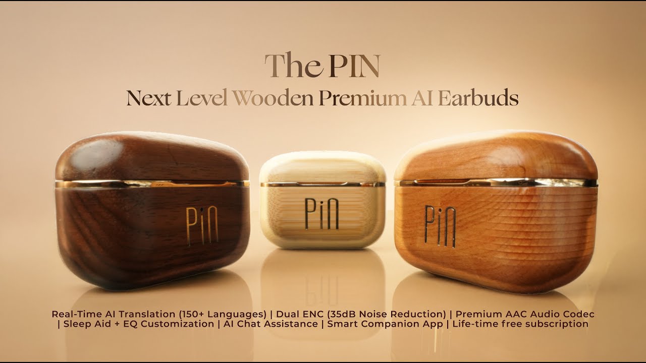 The PIN: Eco-Luxury AI Earbuds |  Launching Now on Kickstarter