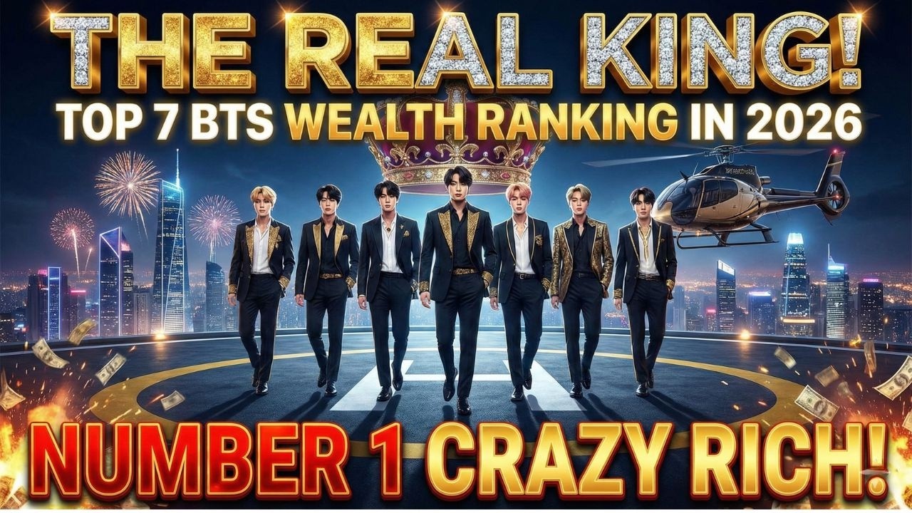 The Real King! Top 7 BTS member wealth Ranking in 2026, Number 1 CRAZY Rich!