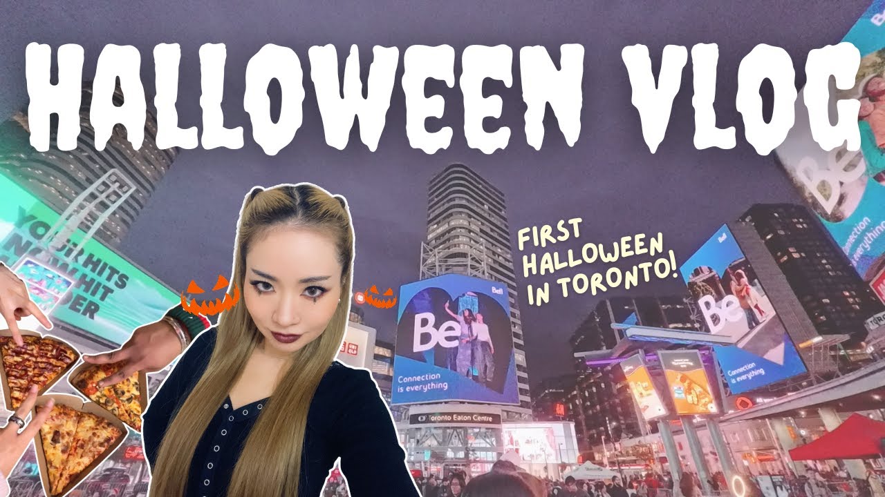 【36歳カナダ再留学🇨🇦】ハロウィンvlog🎃準備・買い物・パーティー参戦👻✨