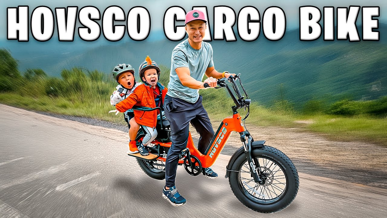 The Best Family Cargo Ebike?! 🤯 Full Hovsco HovCart Review + $100 Off!