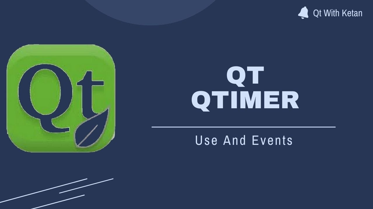 Qt QTimer | Functions, Properties And Signal-Slots | Qt C++ | Qt Creator | Qt Tutorial