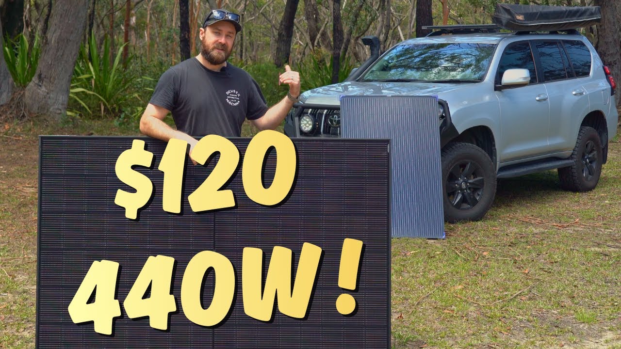 Testing a Bunnings House Solar Panel on a 4WD 12V System