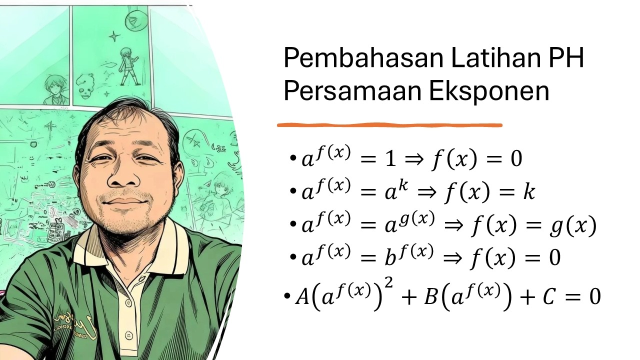 Pembahasan Latihan PH Persamaan Eksponen Sederhana