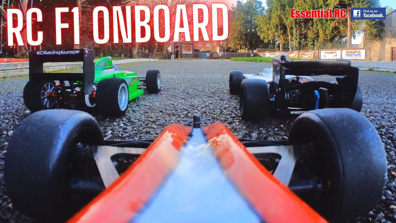 RC F1 ONBOARD CLOSE RACING ACTION
