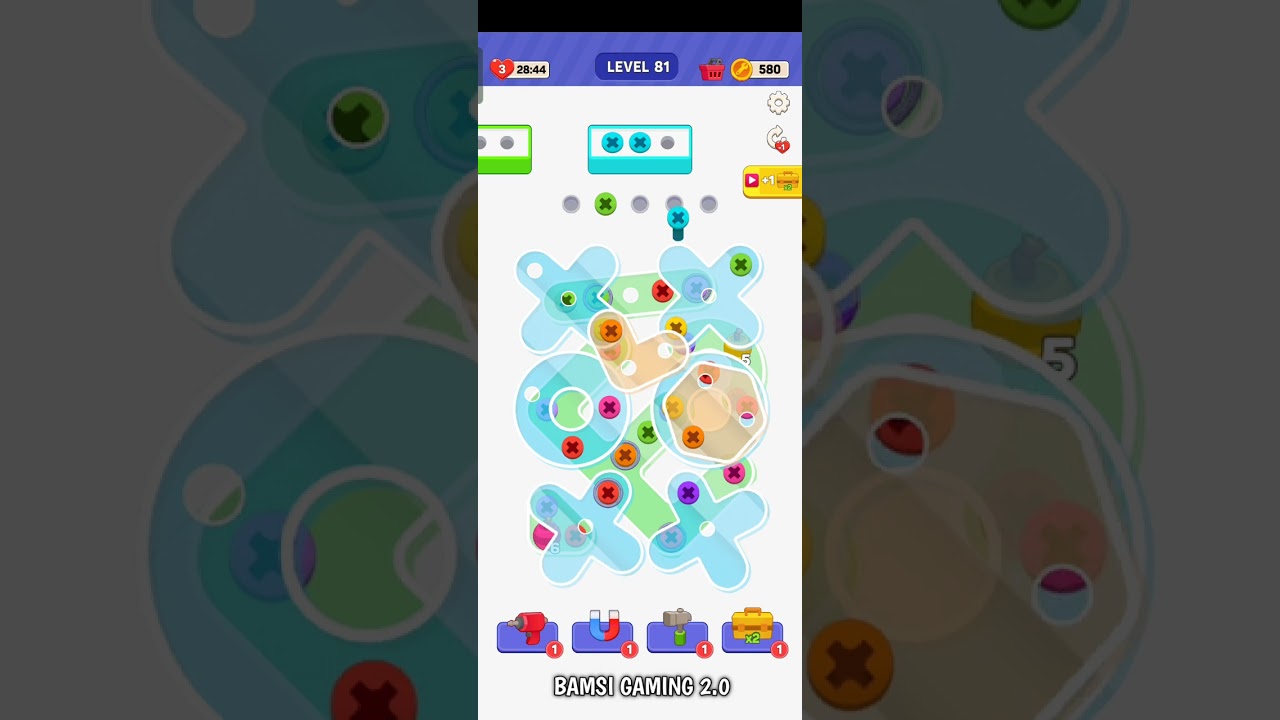 Unscrew It: Nuts & Bolts Jam Puzzle Answers || Unscrew It: Nuts & Bolts Jam Level 81 Gameplay