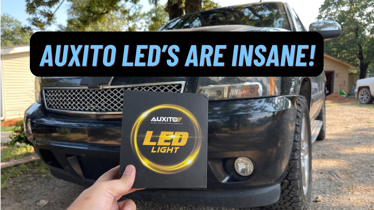 Auxito LED Y19 Series Low Beam install on 2013 Chevy Tahoe LTZ