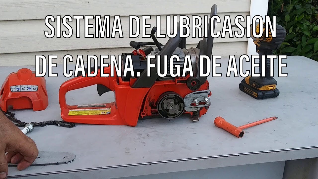 RDMJ2.V.540..SISTEMA DE LUBRICASION DE CADENA. FUGA DE ACEITE.